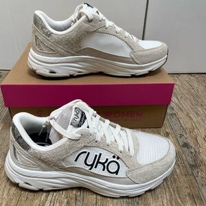 Ryka Women’s Walking Shoe Sneaker Devo X Max Ivory White sz 10w NEW